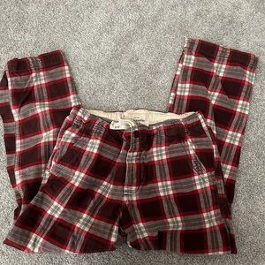 Men’s Abercrombie flannel pants size large. EUC